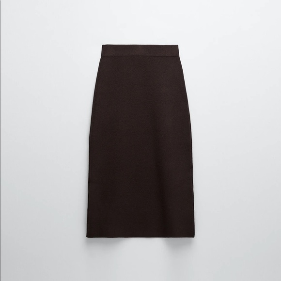 Zara soft knit sweater set top skirt - Picture 4 of 6